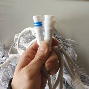 Extérieur IP65 LED Rideau Glaçon Éclairage Décor Étoile Intérieur 1m Cuivre Décoration Suspendue pour Noël Blanc Chaud LED 100m Longueur - Product Image 5