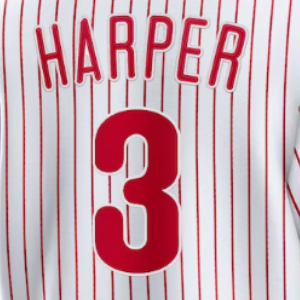 2025 Nueva camiseta de béisbol bordada Philadelphia 3 Bryce <span class=keywords><strong>Harper</strong></span> 7 Trea-Turner - Product Image 3