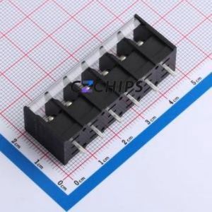 DBT40C-7.62-6P-BK-P Barrier Terminal Block P=7.62mm Connector Two Sides 7.62mm 1x6P Center Pin - Product Image 2