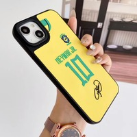 Coques de téléphone portable en silicone 3D antichoc au design sportif de football pour iPhone 17 Pro Max 12 13 14 15 16 Plus