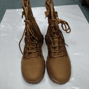 Botas Tácticas HKSF TSB01 para Deportes al Aire Libre, Ultraligeras, Color Marrón Desierto, con Cierre Lateral, Disponibles en Negro, Caqui y Verde, Stock CN HEB - Product Image 4