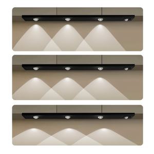 Barre lumineuse LED magnétique rechargeable sans fil avec détecteur de mouvement pour armoire, lampe murale de cuisine et salle de bain - Product Image 3