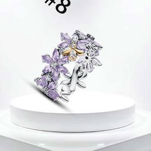 <span class=keywords><strong>Bague</strong></span> de luxe originale en argent sterling 925 en forme de cœur avec nœud et <span class=keywords><strong>fleur</strong></span>, idéale pour les femmes, bijoux haut de gamme, pour les fêtes et les cadeaux de la Saint-Valentin - Product Image 6