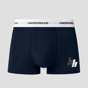 Calzoncillos de hombre elásticos de punto suave OEM personalizados al por mayor recién llegados calzoncillos de algodón transpirables calzoncillos cortos para hombre - Product Image 3