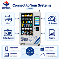 Distributeur automatique de matériel de protection individuelle Winnsen pour les travailleurs d'usine, casque de sécurité, gants, vêtements de travail, casier de distribution, accès par badge RFID, service en libre-service