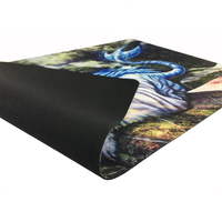 Tapis de souris de jeu personnalisé avec motif anime, design par transfert thermique, antidérapant, pour la maison, le bureau, cadeau pour les joueurs
