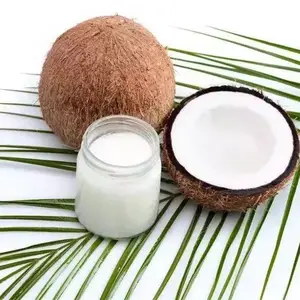 Olio di cocco puro 100% spremuto a freddo di alta qualità per la cura della pelle dei capelli del corpo