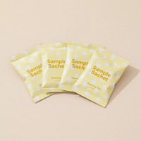 Sac d'emballage pour produits de beauté imprimé sur mesure, emballage en plastique pour cosmétiques, sachet d'échantillon de cosmétiques, pochette zippée pour cosmétiques