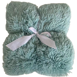 Nouveau en stock : Couverture en flanelle épaisse à double couche en peluche longue, commerce transfrontalier pour - Product Image 6