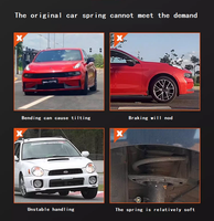 L'usine fournit des amortisseurs de ressorts en spirale de suspension automobile