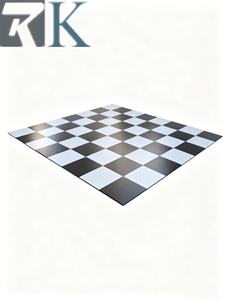 Plancher de danse portable pour fêtes, mariages et événements avec plateforme en PVC et bordure en aluminium - Product Image 2