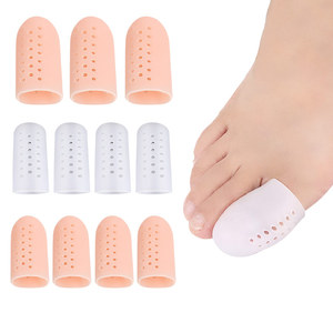 Protezione per Dita dei Piedi in Gel Traspirante, Copri-Dita in Silicone con Fori, Cuscinetti Protettivi per Alleviare Dolori da Dita Incarnite o Mancanti - Product Image 5
