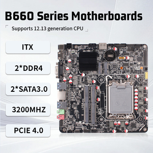 Placa base B660 <span class=keywords><strong>ITX</strong></span> Estación de trabajo de juego personalizada Construye Intel 12th Gen Computación de baja potencia OEM Solutions Partner <span class=keywords><strong>Mini</strong></span> PC Mainboard - Product Image 4