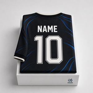 27 Maglie da Calcio Personalizzate Blu Chiaro, Bianche e Oro Antico, Traspiranti e Anti-umidità, Stile Regionale Argentino - Product Image 1