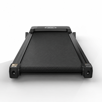 Tapis de marche pour bureau debout, idéal pour le télétravail et les petits appartements, vitesse 1-6 km/h, moteur silencieux, télécommande, écran LED, bande de 42 cm, pour les pas quotidiens