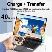 Cable USB a Tipo C de Carga Súper Rápida de 66 W y 6 A, Cable de Carga para Teléfono de Alta Corriente de 65 W, Duradero, de TPE, para Teléfonos Inteligentes