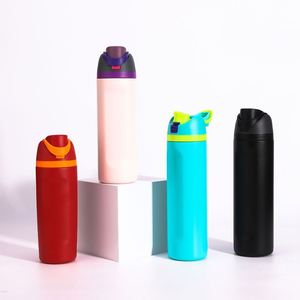 Nouvel Arrivage – Tasse à Fruits en Acier Inoxydable 304 de 438g, Style Tendance, Double Boisson, Couvercle Pop-up, Tasse Isotherme Sous Vide pour Voiture - Product Image 2