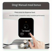 Distributeur automatique de nourriture pour animaux de compagnie en plastique écologique avec caméra, distributeur intelligent de nourriture pour chiens et chats, enregistrement vidéo, alimentation programmée pour chiens et chats