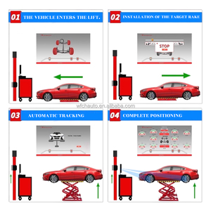 Vente chaude prix d'usine CH-33 3D équipement d'alignement des quatre roues changeur de pneu équilibreuse 250W LED numérique - Product Image 3