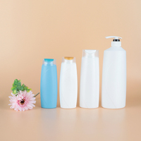 Botella cosmética de plástico HDPE Squeeze 400ml con etiqueta privada personalizada