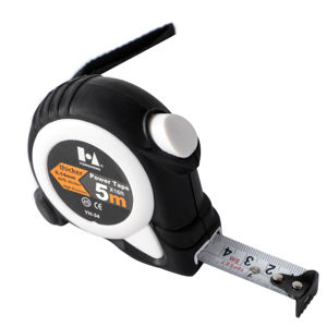 Cinta métrica retráctil, cinta métrica con bloqueo automático, regla métrica de goma, acero, 3m, 5m, 7,5 m, 8mm de ancho, cinta métrica de acero inoxidable - Product Image 2