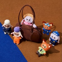 100% officiel authentique pour Zootopia série pendentif en peluche ABS matériel 1/72 échelle nouveauté boîte aveugle d'origine