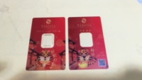Tarjetas de Análisis Personalizadas al por Mayor para Barras de Oro de 1g, 5g y 10g, PVC de Alta Claridad, Seguras para Archivo, Ideales para Colecciones Numismáticas