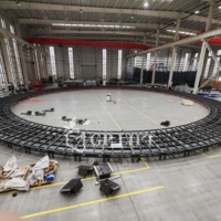 Plateforme rotative hydraulique en acier certifiée CE avec télécommande, capacité de charge de 500 kg, pour le stationnement automobile et le retournement de voitures dans les hôtels