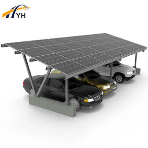 Personnalisation d'usine abris de voiture solaires Kit d'abri de voiture solaire bricolage Structure de panneau solaire système d'abri de voiture solaire - Product Image 2