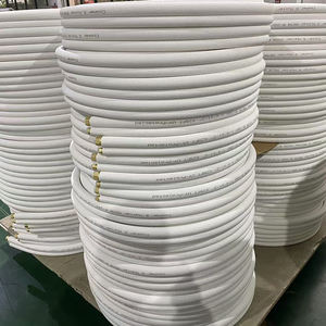 1/4 + 3/8 linea di rame Set bianco PE isolamento tubo di rame per il condizionatore d'aria - Product Image 1