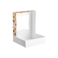 Boîte cadeau pliable en papier pour biscuits, emballage pour Noël, mariage et fêtes
