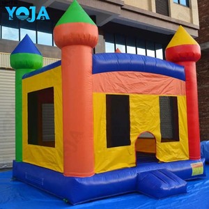 Castillo Inflable <span class=keywords><strong>Infantil</strong></span> con Forma <span class=keywords><strong>de</strong></span> Luna, Brincolín Inflable, Castillo Hinchable Colorido para Entretenimiento - Product Image 3