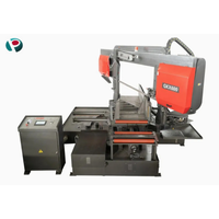 Machine à scier à ruban CNC à angle réglable, haute productivité, modèle GKX600, fabrication chinoise