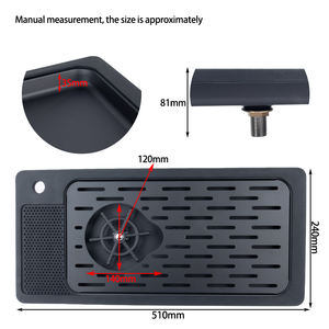 Herramienta de <span class=keywords><strong>Limpieza</strong></span> para Restaurantes, Cafeterías y Bares, Enjuagador de Botellas de Cerveza, Lavador de Copas de Vino, Enjuagador de Jarras con Grifo para Fregadero Oculto de Cocina - Product Image 5