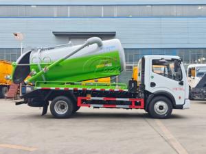 Dongfeng D6 Vacuum Tank Truck 5m³ with Italy Jurop Vacuum Pump, Powerful Suction for Sewage and Fecal, Factory Competitive Price - Product Image 3