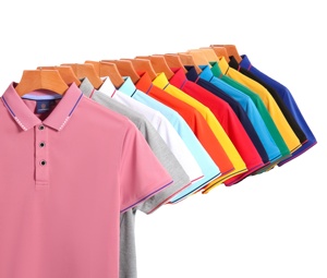 OEM Custom Logo Running Sport Athletic for Polo Shirts New Fashion Wet Process Digital Printing Woven Popular Moisture Good - Product Image 1