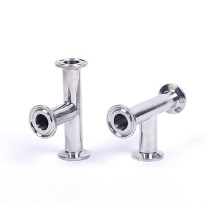 ข้อต่อทีสแตนเลสเกรดอาหารและสุขภัณฑ์ ติดตั้งง่าย ผิวเงา แบบไร้รอยต่อ สำหรับต่อท่อ - Product Image 1