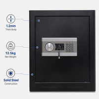 Caja Fuerte Digital Electrónica de Diseño Moderno, Gabinete de Seguridad de Acero Resistente a Perforaciones para Soluciones de Almacenamiento en Hoteles y Oficinas