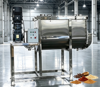 Mélangeur horizontal industriel en U avec panneau de commande électrique, équipement de mélange de poudres sèches et de granulés