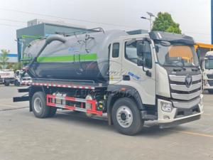 FOTON AUMAN 13-15CBM Vacuum Sludge Suction Truck, Fast Vacuum Suction Sewage Truck for Septic Pit & Wastewater Treatment Export - Product Image 2