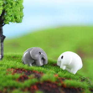 Creative Resin Mini <b>Elephant</b> Miniatures for Landscape <b>Decorations</b> Tiny Animal Elefante Charm Desktop Ornaments DIY Accessories - Product Image 4