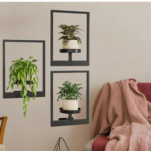 LANJO Modern Wall <b>Candle</b> Holder Black <b>Candle</b> Wall <b>Sconces</b> Pillar Holder-Black Wall Decorations - Product Image 6