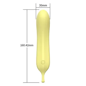 Muz şekli G Spot vibratör kadınlar için sevimli seks oyuncakları vajina klitoral meme stimülasyon masaj kadın yetişkinler için seks