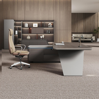 Bureau de direction série Zhiyin 2,2 m ZY-01, mobilier de bureau moderne, OEM/ODM, taille, couleur et logo personnalisables