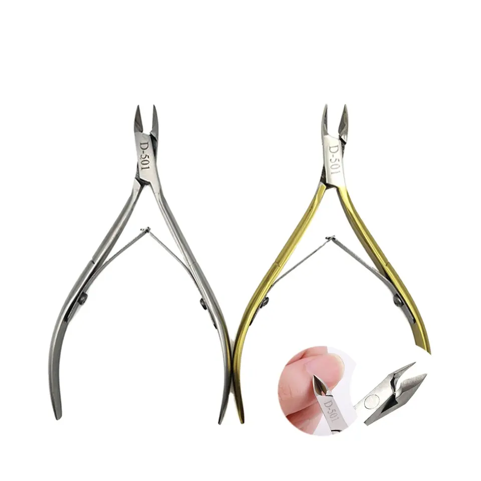 Del chiodo Della Cuticola Nipper Cutter Clipper Scissor di Rimozione Della Pelle Morta Unghia Dell'unghia Del Piede Cuticola Taglio Manicure Strumento