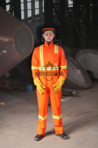 Bộ đồ bảo hộ chống cháy, phản quang cao cấp dành cho công trường dầu khí và trạm xăng, có in logo theo yêu cầu - Product Image 4