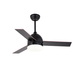 Nhà Máy Trực Tiếp Màu Đen 48 Inch Phòng Khách Phòng Giường Loft Khách Sạn Trang Trí Chiếu Sáng Quạt Trần Với Ánh Sáng - Product Image 2