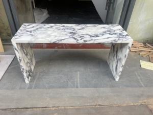 Mesa de Centro Moderna de Lujo, Estilo Europeo, Natural, Cuadrada, Cúbica, de Alta Gama, Duradera, Impermeable, Blanca, Negra, Tamaño Personalizado - Product Image 3