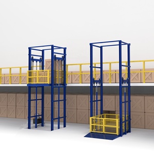 Yıldız bağlantı asansör SJD ağır hidrolik kargo asansörü <span class=keywords><strong>Platform</strong></span> 3m kaldırma yüksekliği yapı malzemesi için özelleştirilebilir masa ağırlığı - Product Image 1