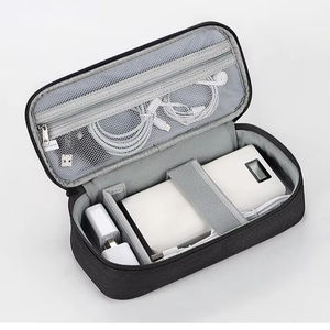 Sac de rangement de voyage grande taille pour câbles, étui de transport portable et étanche pour cordons et appareils électroniques – Vente en gros - Product Image 1